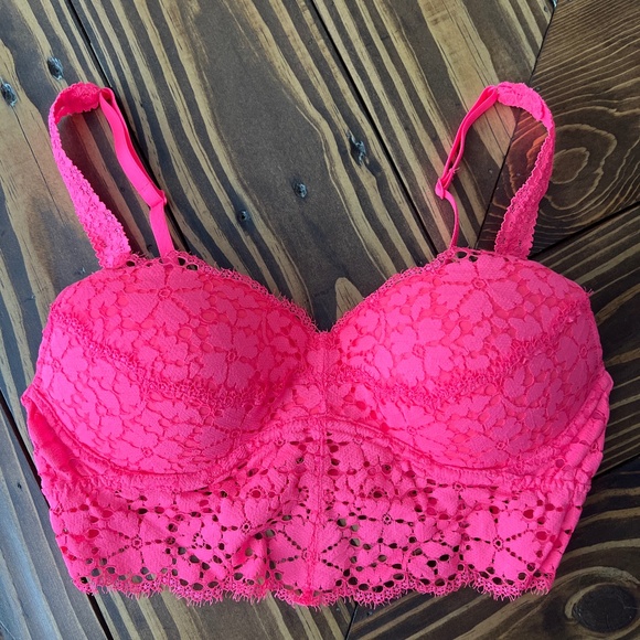 PINK Victoria's Secret Other - PINK VS hot pink padded bralette size small